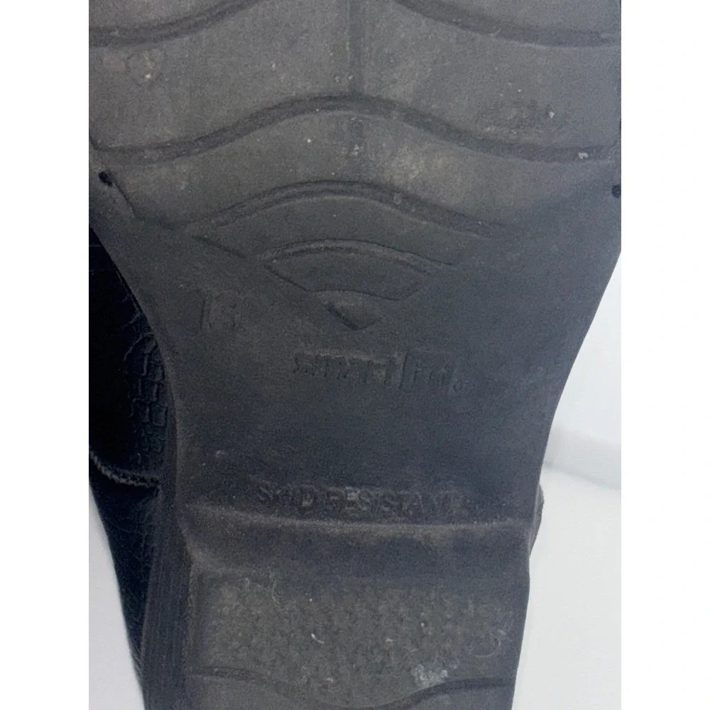 SMARTFIT Black Cowboy Boots Western Cowgirl Kid Croc Crocodile Toddler Little 13